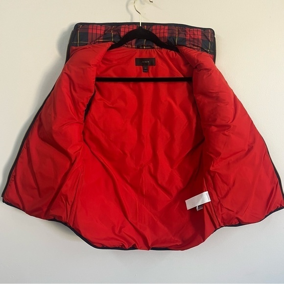 J. Crew Excursion Down Filled Puffer Vest in Tartan Plaid - Picture 10 of 12